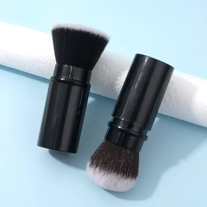 1pcs Professional Makeup Brushes Retractable Blusher Powder Foundation Face Concealer Kabuki Makeup Brush Cosmetic Tools — image 1