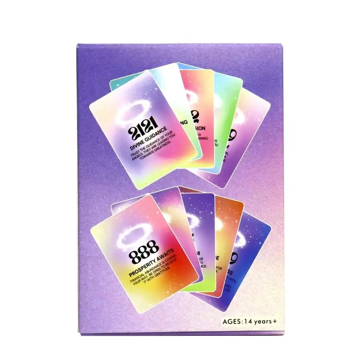 Angel Numbers Oracle Deck 10.4*7.3cm To Receive Divine Guidance 40 Pcs Numerology Cards — image 3