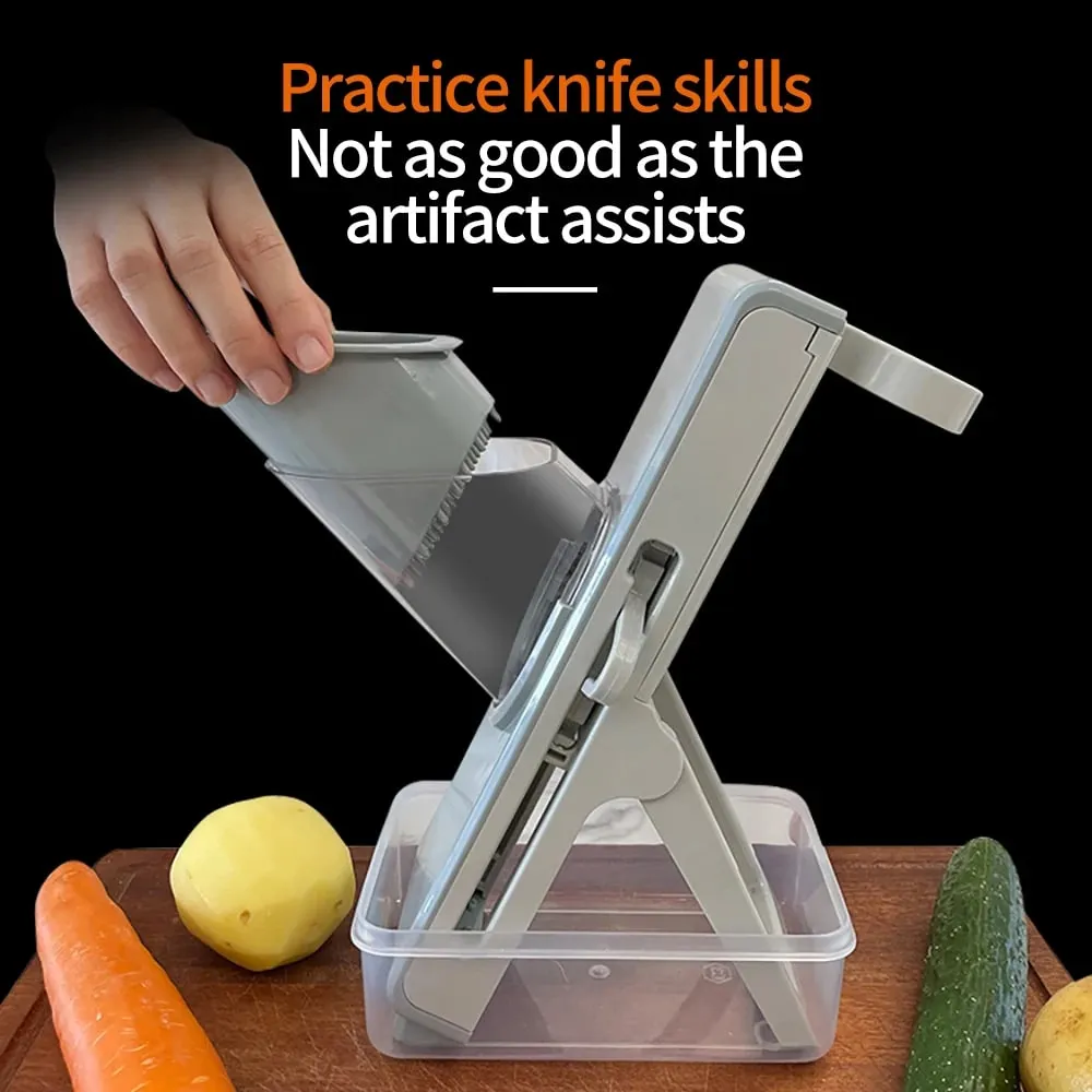 Multifunction Kitchen Slicer Vegetable Cutter Chopper Vegetable Cutter Kitchen Grater Onion Garlic Carrot Potato Kitchen Tools — image 2