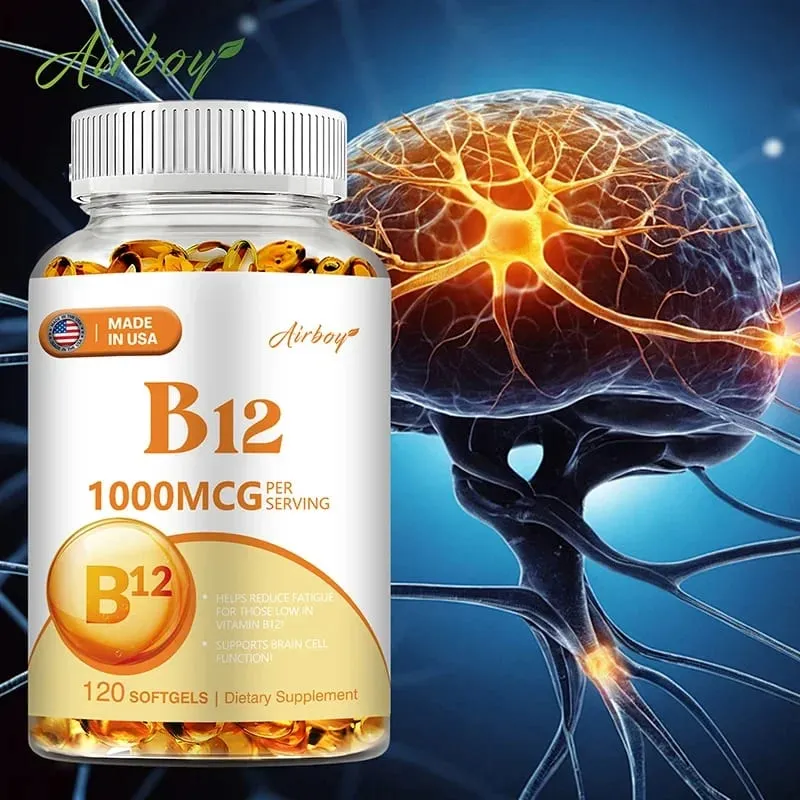 Vitamin B12 - for Mood Brain Nervous System Energy Metabolism Relieve Fatigue Heart Health — image 2