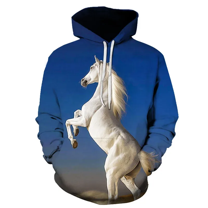 Horse Win Instant Success 3D Print Hoodies Interesting implication Animal Design Men Women Streetwear Pullover Casual Sweatshirt — image 52