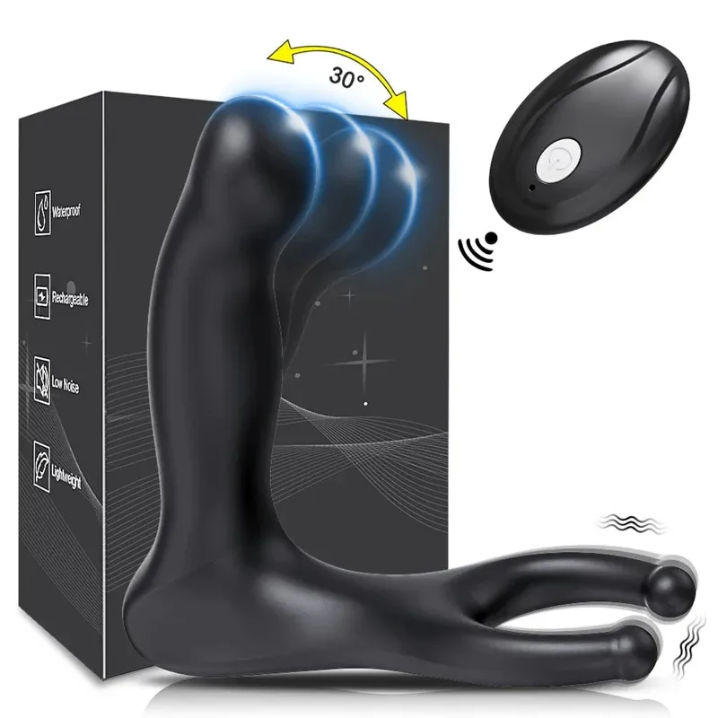 APP Control Male Wiggle Prostate Massager Anal Vibrator for Men Gay Swing Butt Plug Perineum Stimulator Sex Toy for Men — image 9