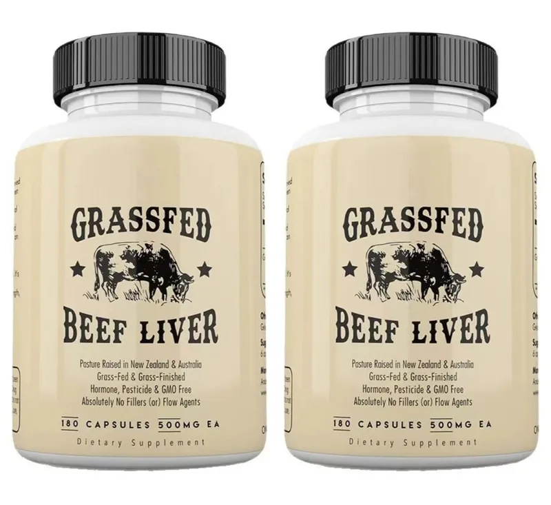 Grasgefütterte Rinderleber-Kapseln, jeweils 500 mg. Ergänzungsfuttermittel für Rinderleber aus Weidehaltung, gentechnikfrei, 180 Kapseln — image 9