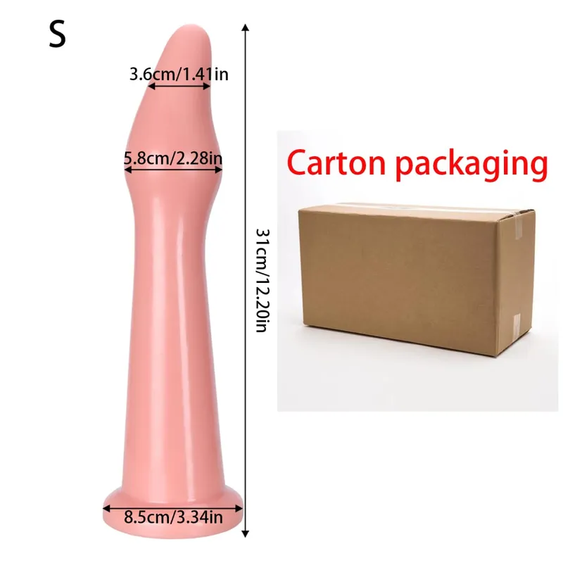 4 Sizes Long Anal Plug Big Anal Dialator Dildo Huge Long Large XL Anal Plug Training Expansion Butt Plug Sex Toys for Women Gay — image 9