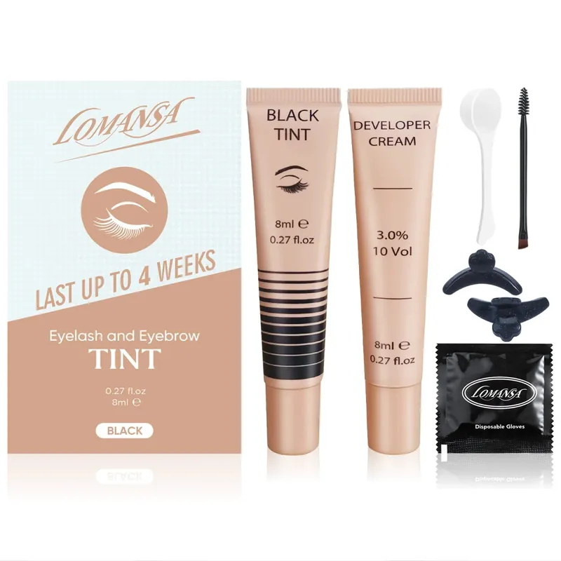 Lomansa New Lash Color Kit Eyelash Eyebrow Dye Tint Kit Brow Enhancer Mascara Lift Tinting Tattoo Eyes Makeup Tools — image 9