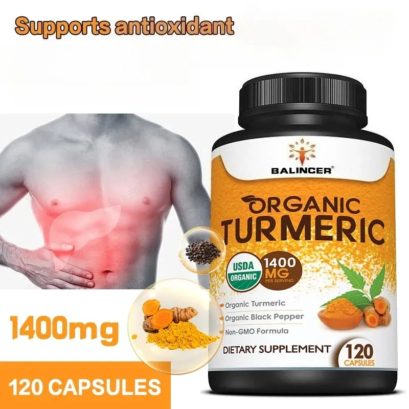 Organic Turmeric with Black Pepper Extract Supports Joint Health Antioxidant Benefits and Promotes Nutrient Absorption — image 4