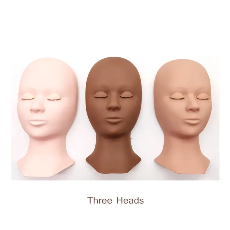 Wholsale Price Practice Lashing Eyelashes Mannequin Head Beginner Training Set Cosmetics Eye Lash Extension Supplies Mannequin — image 28