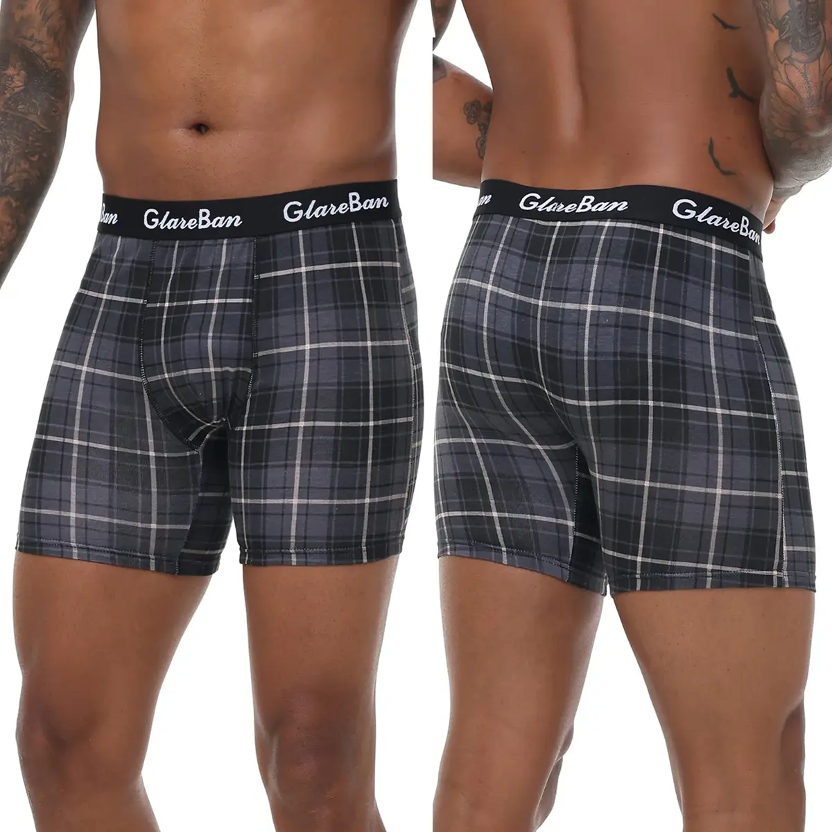 5pc Set Mid-Lange Zufällig Baumwolle Boxer Shorts Männer Unterwäsche Männliche Unterhose für Männer Boxershorts Slips Weiche Höschen marke Briefs — image 3