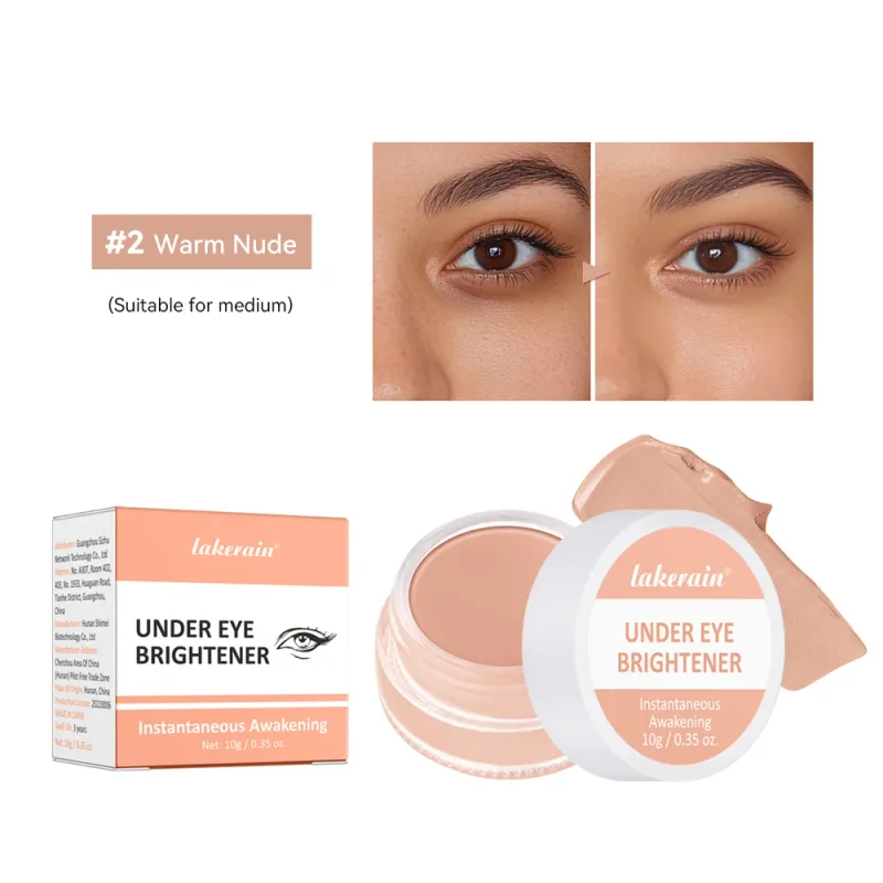 Under Eye Brightener Conceal & Brighten Dark Circles Nourishes The Skin Corrects Brightens Dark Nude Tan Colors Concealer Makeup