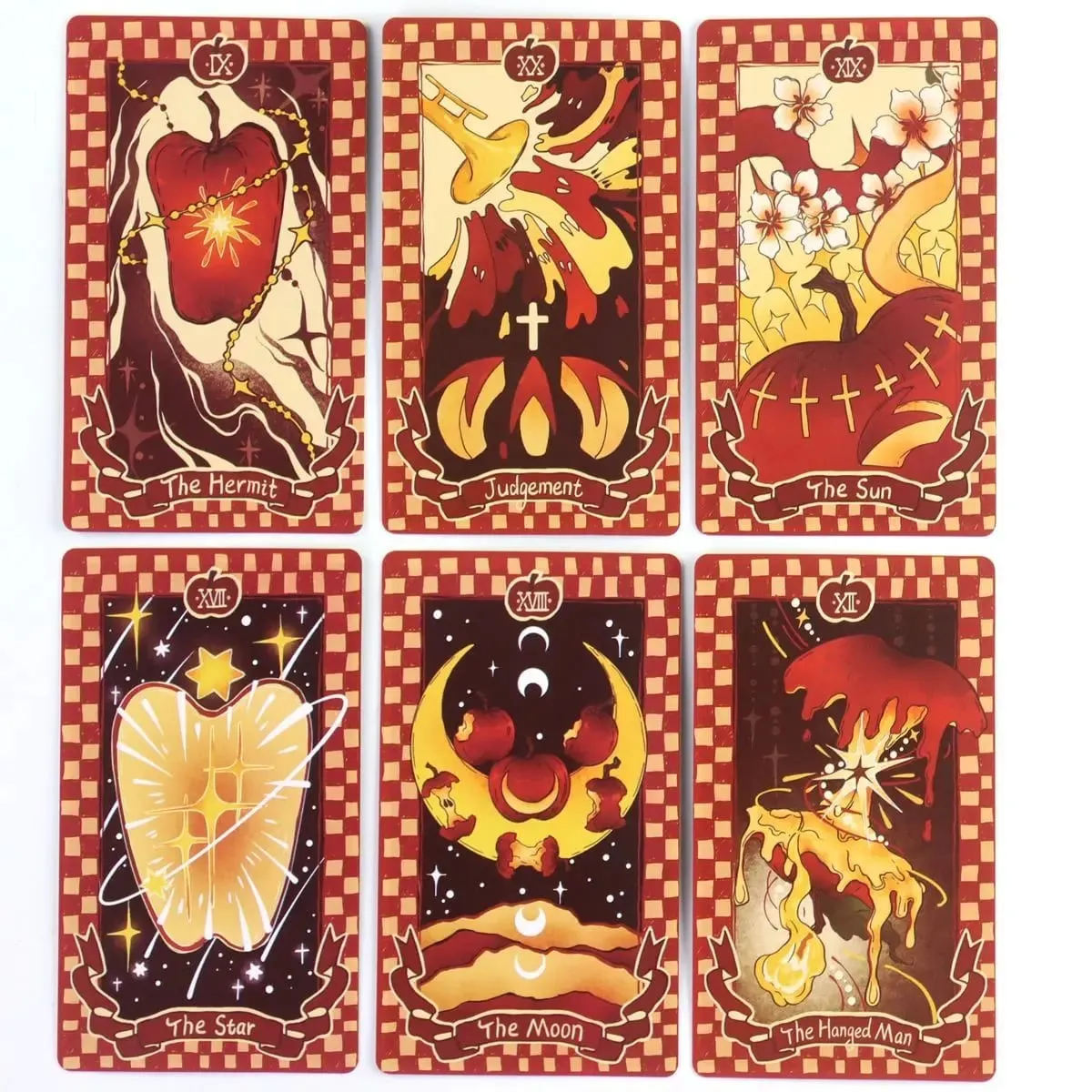 10.3*6cm Apple Tarot Deck 79 Pcs Tarot Cards Out of Curiosity about The Apples In The Garden of Eden — image 2