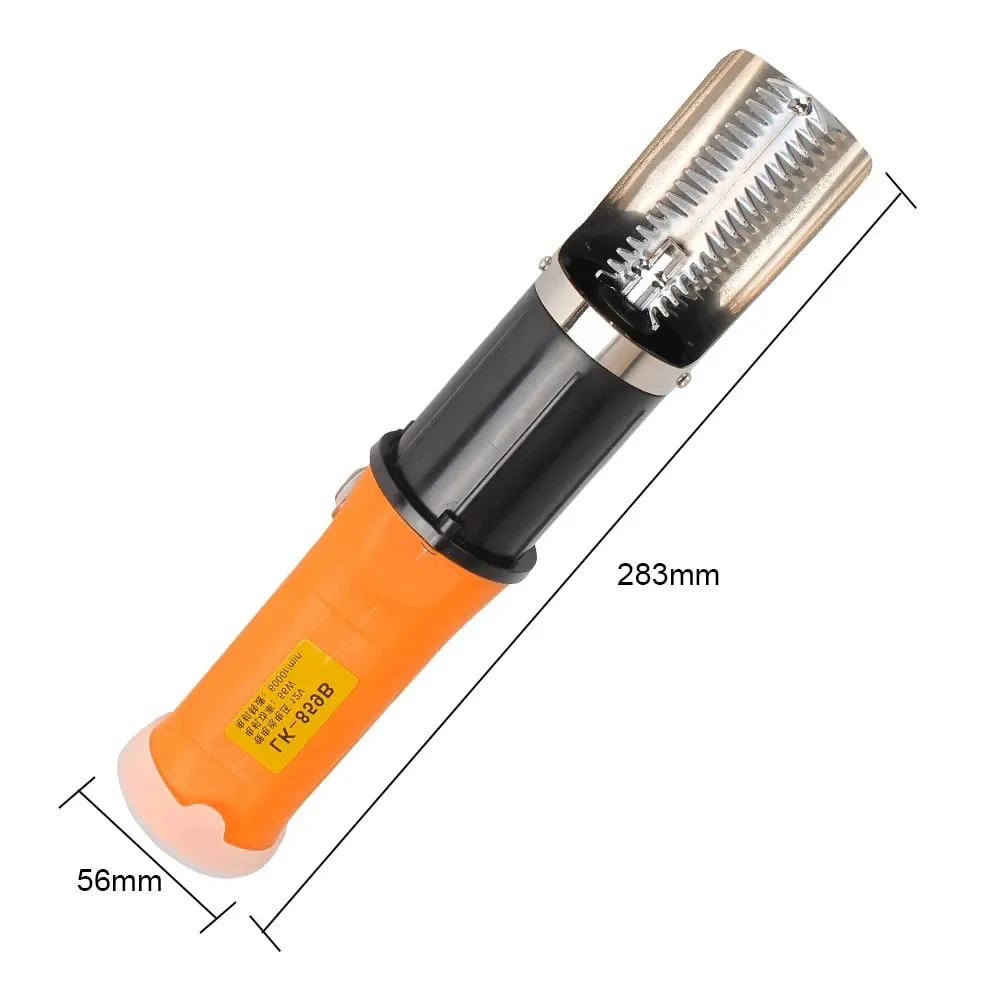 HOMEFISHSeafood Tools 6000 RPM Fish Scale Planer Fishing Scalers Scraper EU Plug Electric Fish Remover Cleaner — image 8