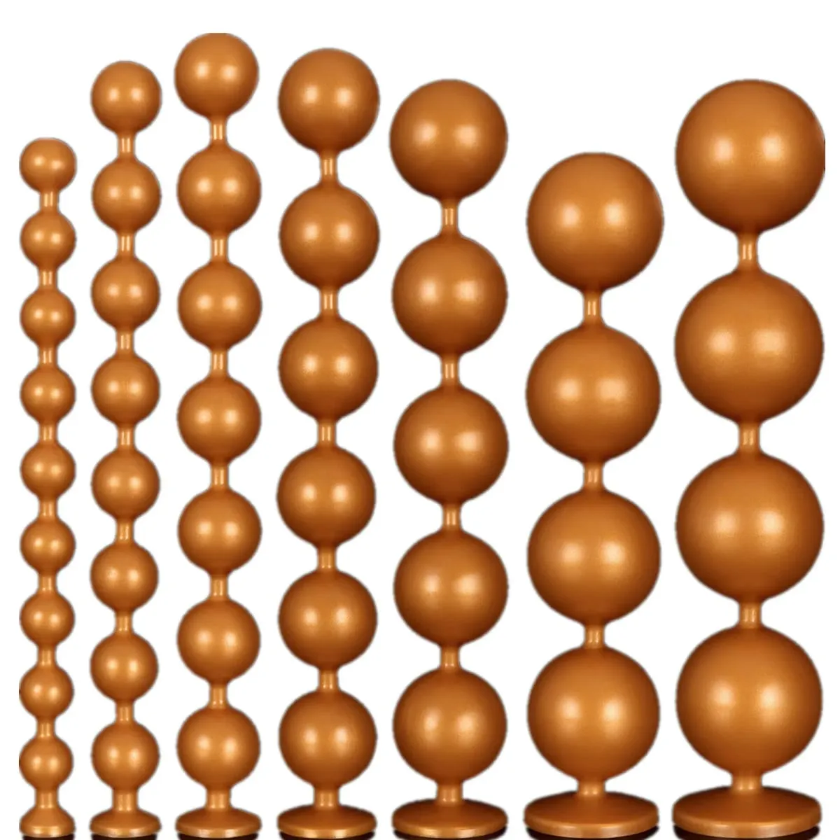 Super Lunghe Palline Anali Spina Anale Massaggio Prostatico Grande Butt Plug Palline Vaginali Stimolazione Anale Tirare Tallone Dildo Profonda giocattoli del sesso anale — image 1
