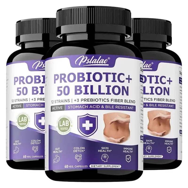 Probiotic 50 Billion - Probiotics for Men and Women To Promote Gut and Digestive Health Relieve Bloating and Improve Immunity