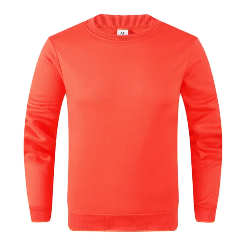 Men's Basic Pullovers Casual Sweatshirts for Men Women Solid Color Spring Autumn Hoodie Sports Long Sleeve Sweatshirt Techwear — image 7