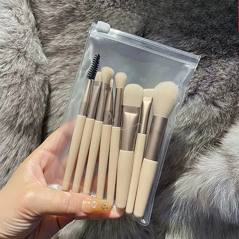 Podkladová tvářenka Powder Oční stíny štětce na make-up Blending 8ks Měkké nadýchané štětce na make-up Kosmetické nástroje štětce na make-up Kosmetika — image 6