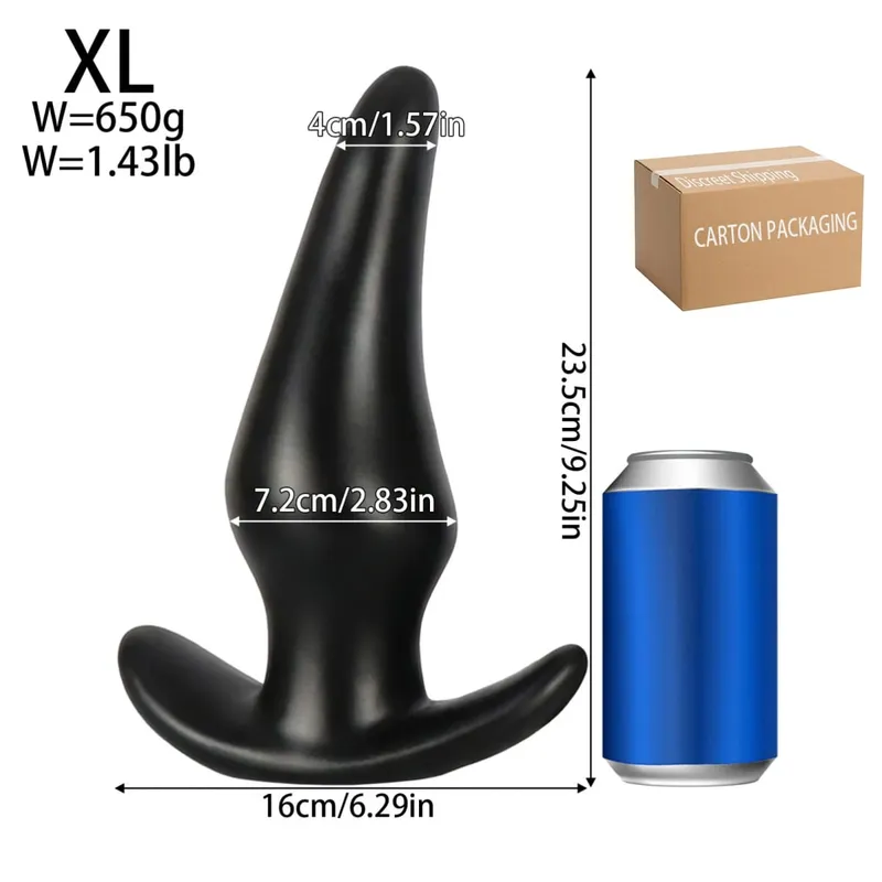 Plug Anal en Silicone souple, 3 tailles différentes, stimulateur, jouets sexuels pour adultes, masseur de Prostate Gay, entraîneur Anal — image 9