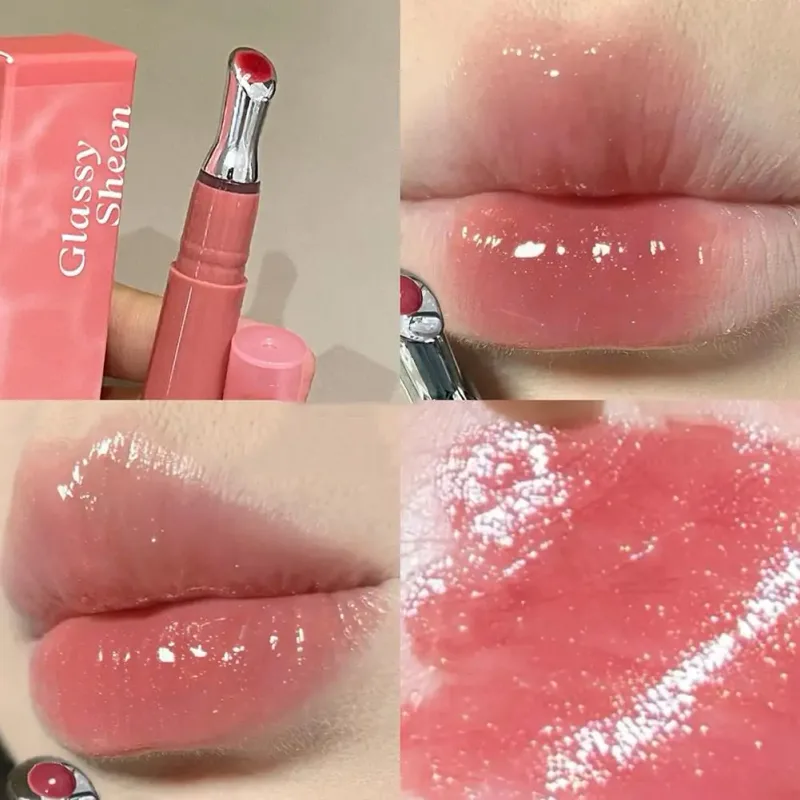 Lip Gloss Vitamin E Lip Serum Hydrating & Plumping Tinted Lip Gloss Moisturizing Lip Balm For Glossy Sheer Smooth Lips — image 9