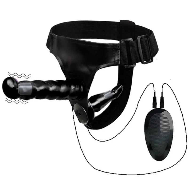 Strap On Big Dildo Vibrator Strapon Ultra Elastic Harness Belt Adult Sex Toys For Woman Lesbian Double Penis Realistic Dildos — image 11