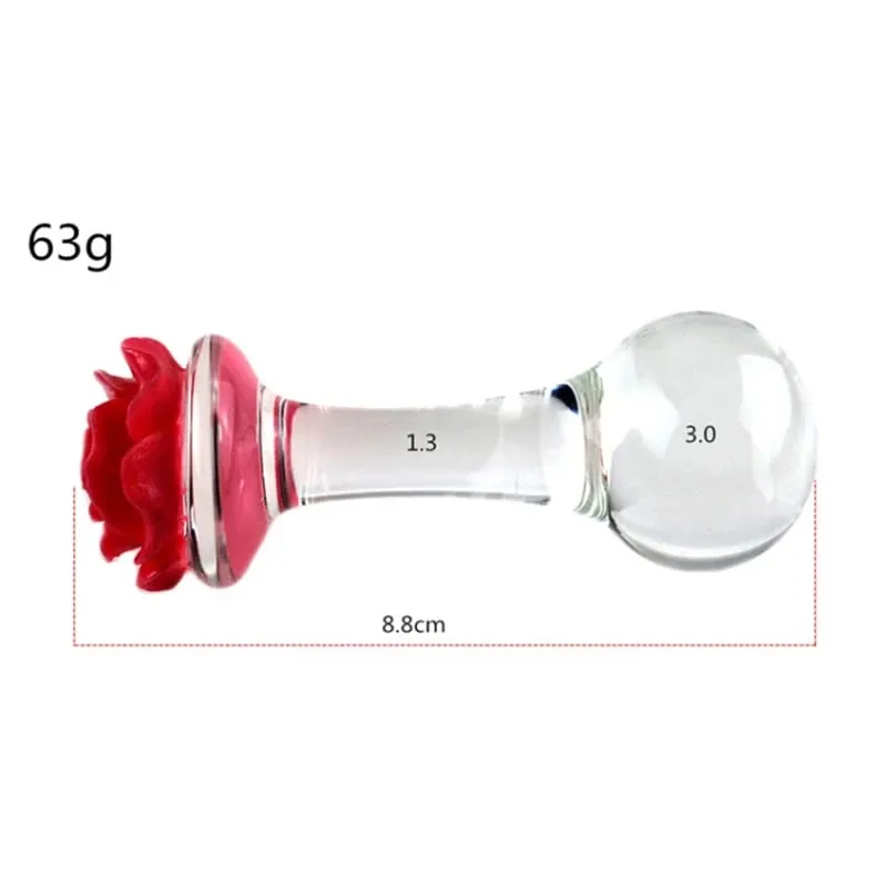 Glass Dildo Anal Bead Butt Plug Erotic Fetish Butt Plug G Spot MasturbationCouples Flirting Adults Games Sex Toys For Women Gay — image 4