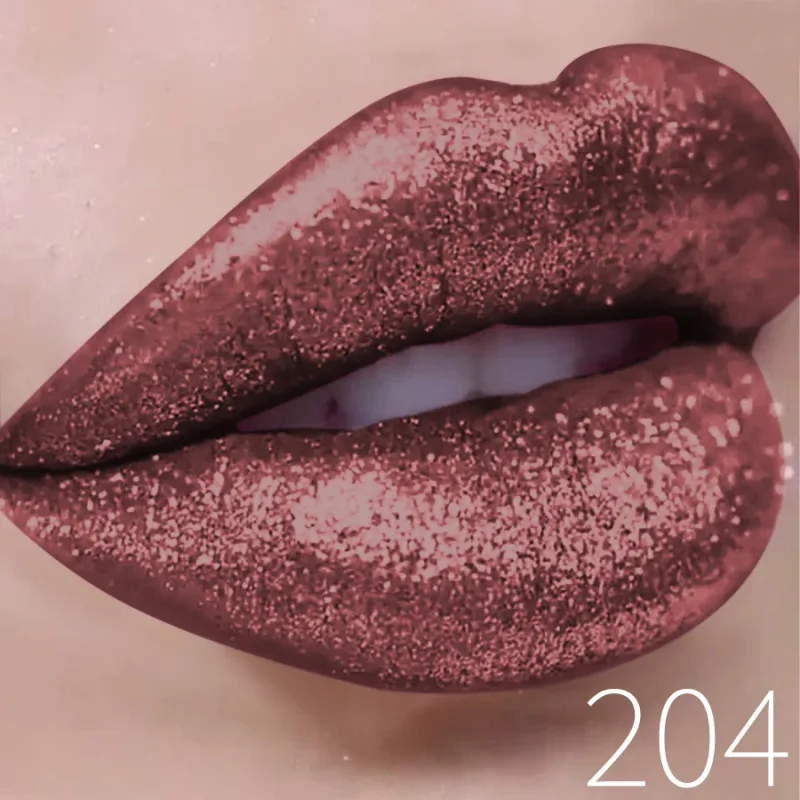 1PC Glitter Lip Gloss Long Lasting Waterproof Metallic Liquid Lipstick Pearl Shining High Pigment Lip Tint Korean Makeup Gifts — image 14