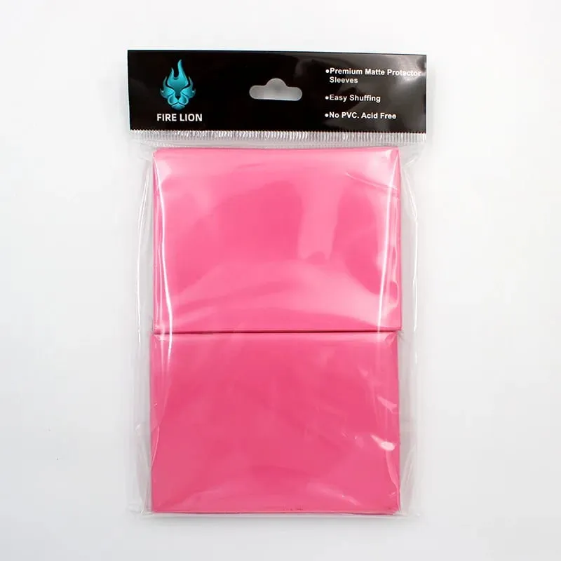 100PCS 66x91mm Matte Colorful Standard Size Card Sleeves TCG Trading Cards Protector Tarot Shield Board Games Magical Cover PKM — image 17
