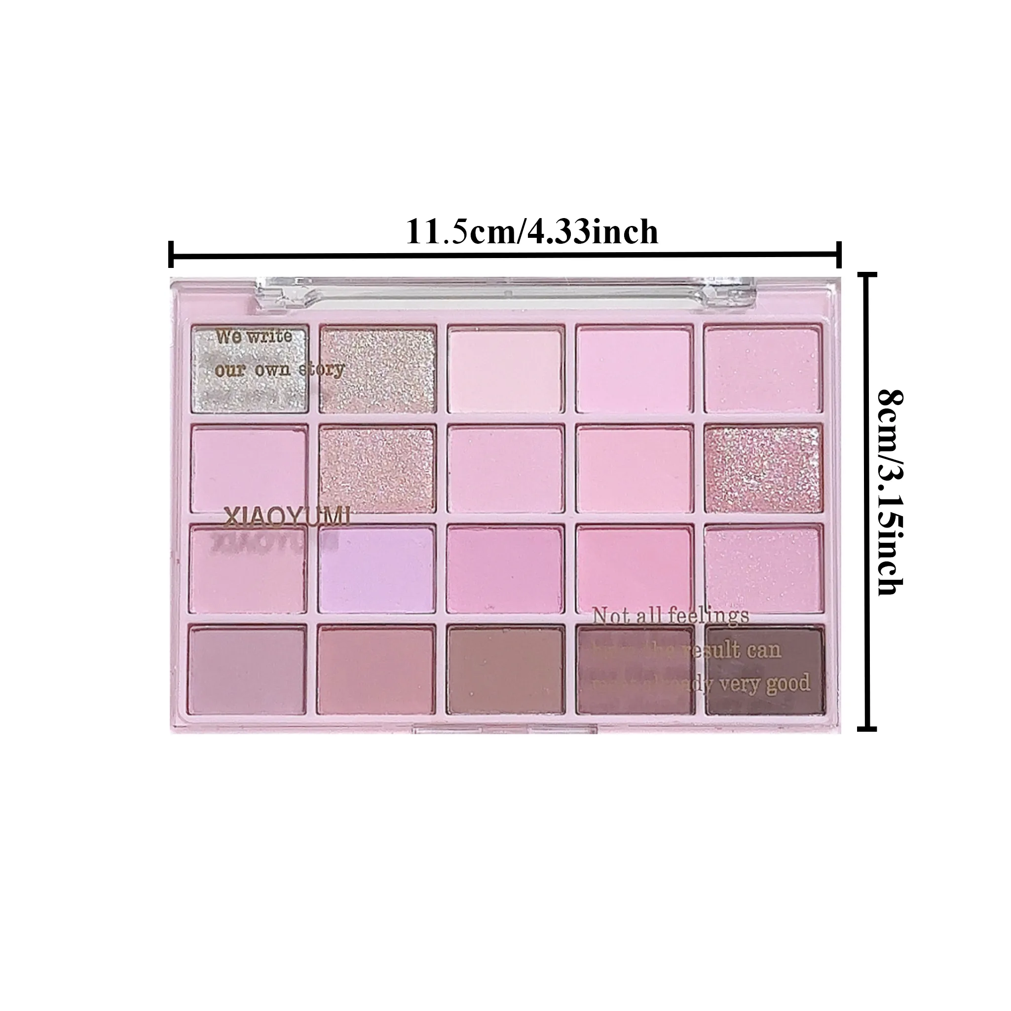 20-Color Warm Eyeshadow Palette – Romantic Smoky & Rose Tones Matte & Glitter High-Pigment Smudge-Proof Beauty Makeup — image 4
