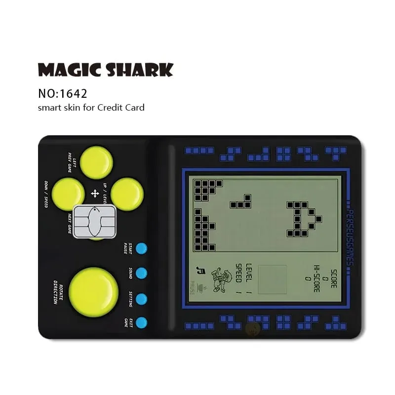 2026 New Magic Shark Anime Money Charge 404 Error ID Game Machine Film Skin Sticker for Debit Bank Credit Card — image 10