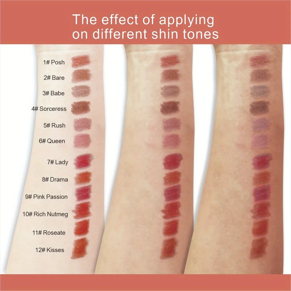 Matte Velvet Lip Liner Sexy Waterproof Liquid Lip Liners Long Lasting Non-marking Red Makeup Cosmetic Nude — image 3