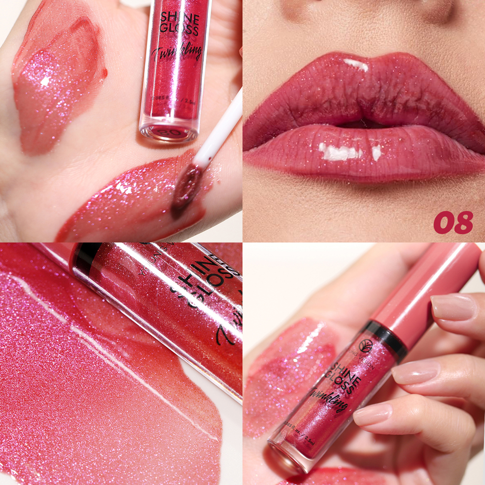 Watery Glossy Color Burst Lip Nectar Lovely Little Shaved Ice Lip Dew Fine Glitter Lip Gloss Water Gloss Lip Mirror Lip Glaze — image 6