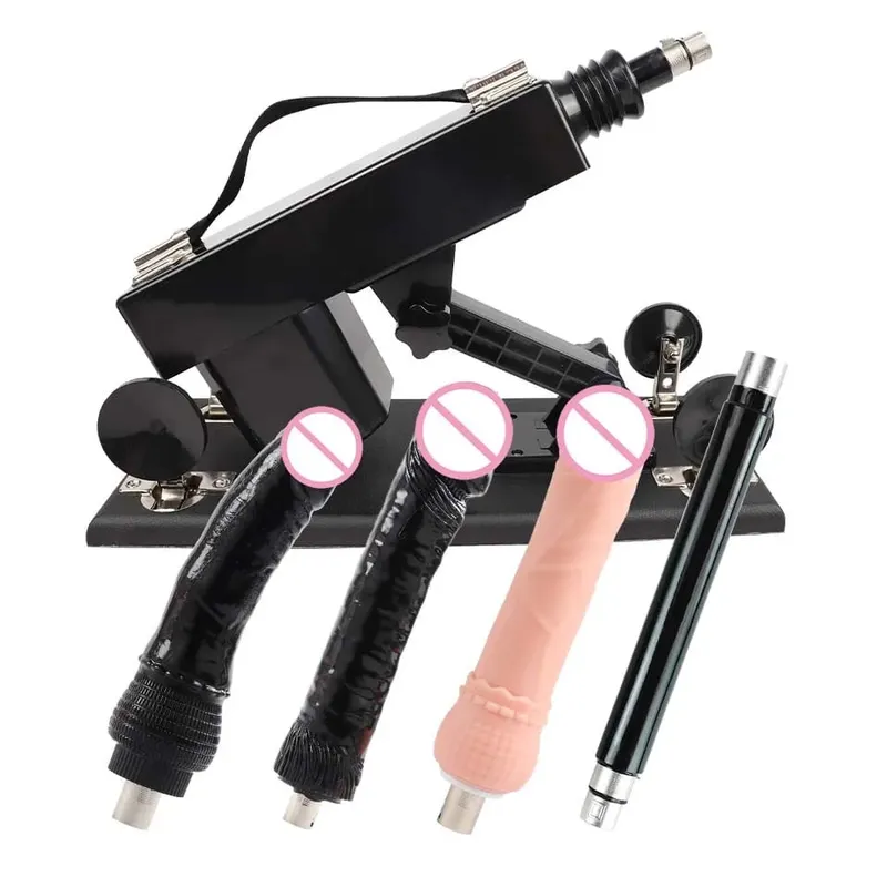 Sex Machine for Woman Adjustable Masturbating Pumping with 3XLR Accessories Sex Gun Love Machine for Men Adult Toys