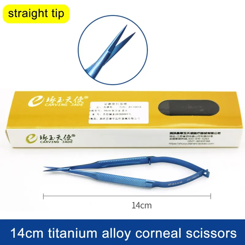 Ophthalmic surgery corneal scissors cosmetic surgical tools surgical medical micro scissors