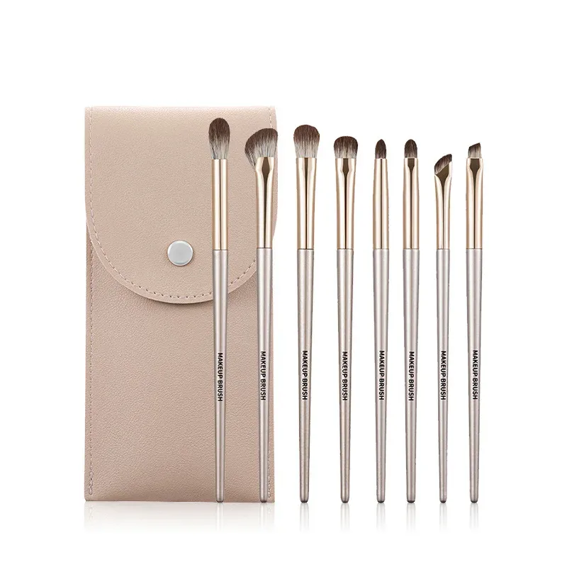 8 PCS Makeup Brushes Set Eye Shadow Women Cosmetic Brush Eyeshadow Blush Beauty Soft Make Up Tools Bag