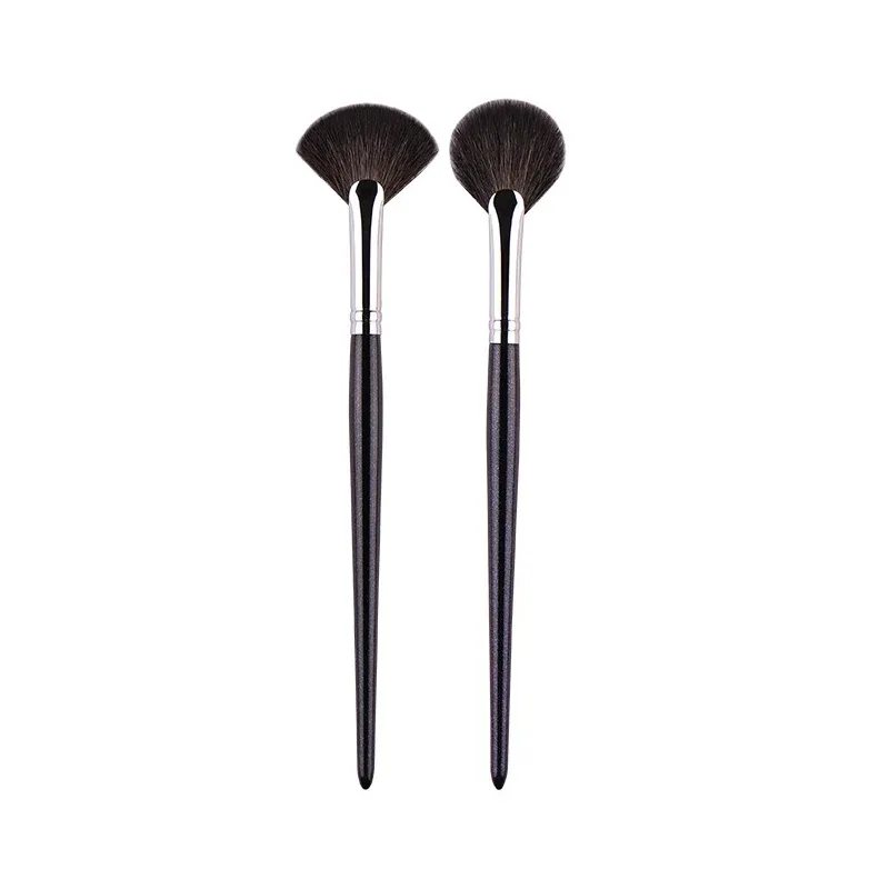 1 piece Small Fan Makeup brushes Highlighter Nose shadow Make up brush Blusher contour exquisite beauty tools Goat hair — image 19