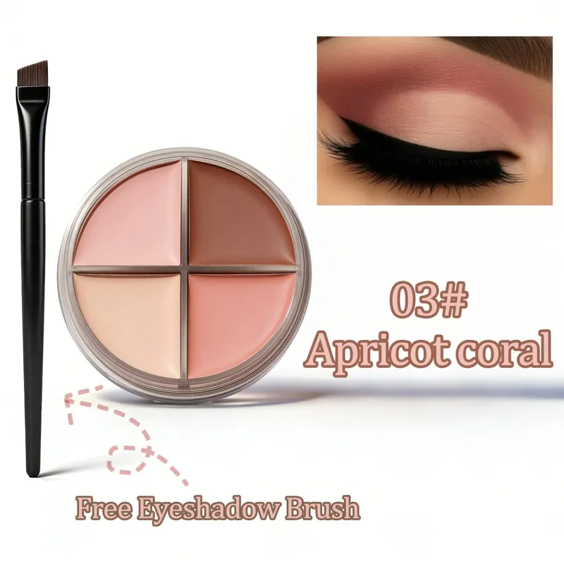 Herorange Smudge Proof Eyeliner Cream Kit Multi Purpose Eye Makeup for Beginners