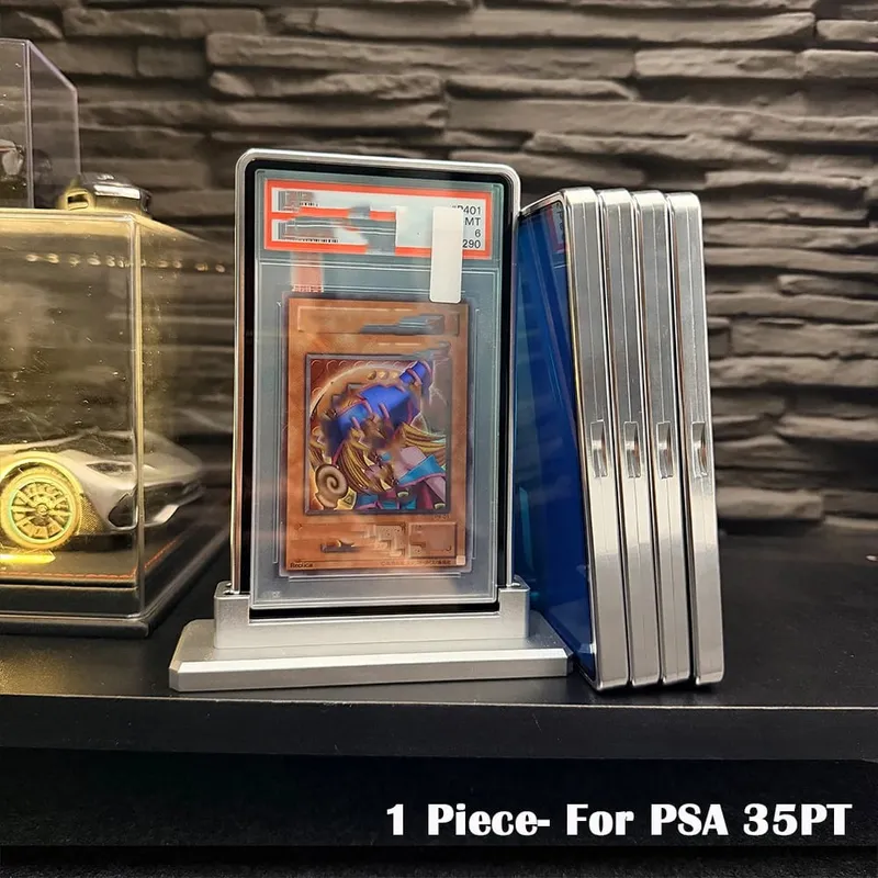 Multicolor Gradient Color Aluminum Alloy Trading Card Protect Holder Metal Case For 35PT PSA CGC Graded Card — image 28