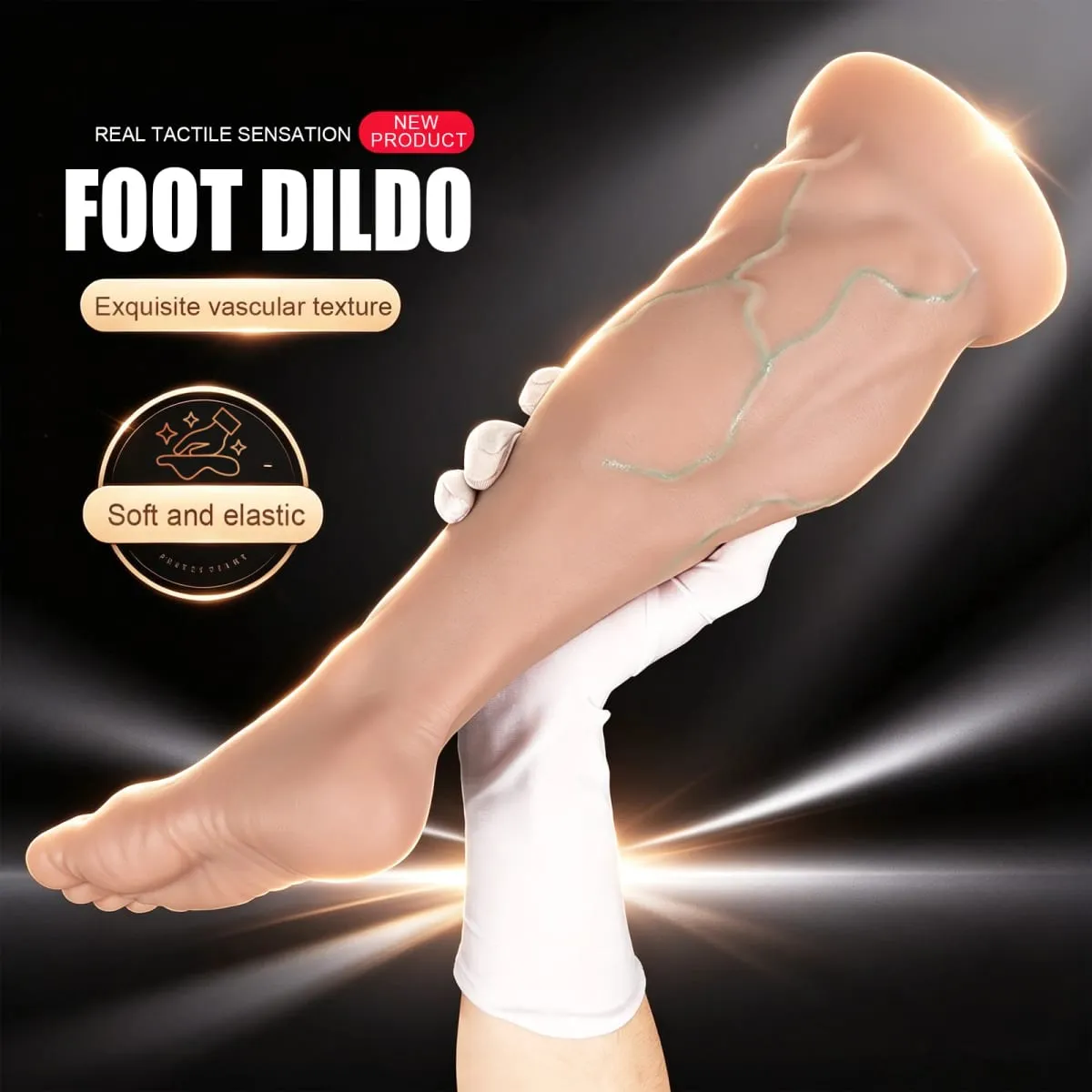 Obrovský silikonový anální kolík do chodidla Silný dildo na nohy Velký anální kolík Anální expandér Masturbátor Anus Dilator Sexuální hračky Hračky pro dospělé Sex Shop — image 4