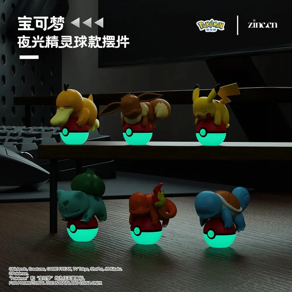 정품 포켓몬 피카추 Eevee Psydusk Squirtle Charmander Bulbasaur 애니메이션 액션 피규어 장난감 인형 자동차 장식 크리스마스 선물 — image 1