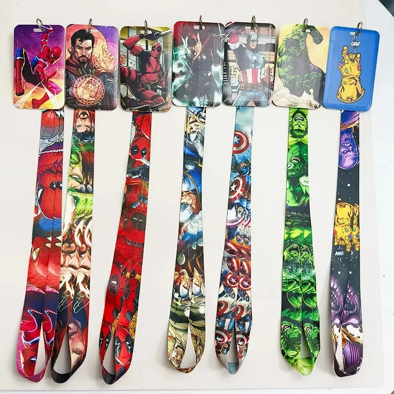 American Anime Credential Holder Movie Lanyards for Key Neck Strap Card Badge Gym Keychain Keyring Accessories Gifts — image 2
