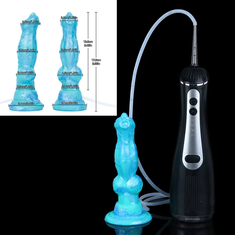 Silikonová elektrická stříkací dilda Fantasy s přísavkou Masážní přístroj prostaty Sexuální hračky s ejakulací penisu pro ženy Muži