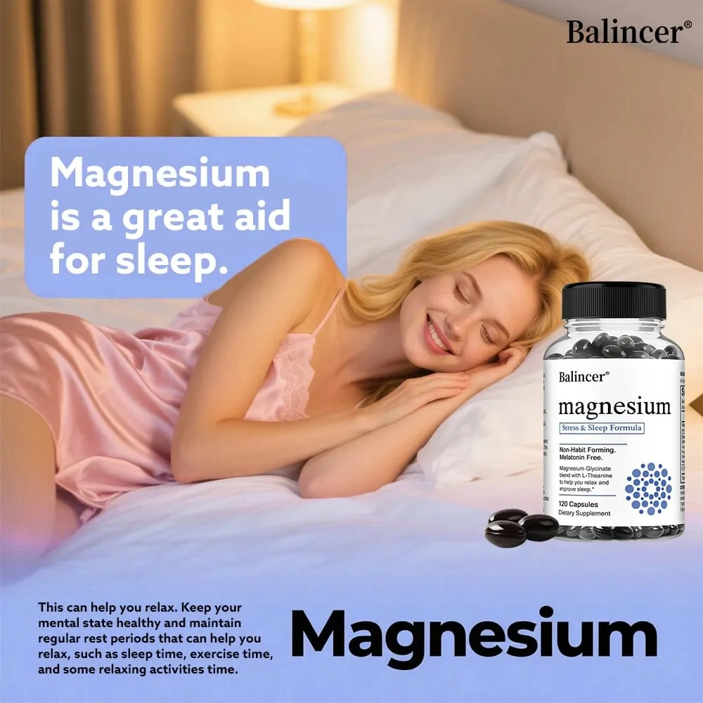 Magnesium Glycinate - Improve Cardiovascular Health Reduce Stress and Promote Healthy Sleep Muscle Growth Non-GMO — image 4