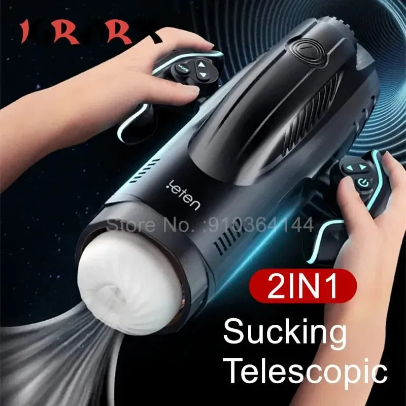 Leten THRUSTING-PRO High Speed Thrusting Male Masturbator Machine Automatic Sucking Heating Vagina Masturbation Sex Toys For Men