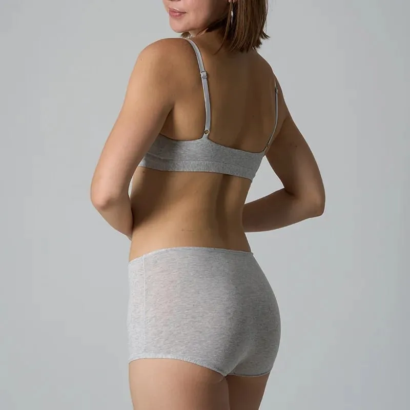 Bralette en coton sans couture, sous-vêtements respirants, ensembles de Lingerie pour femmes, soutien-gorge de sport, culotte pour dames, sans coussinet, intime — image 3