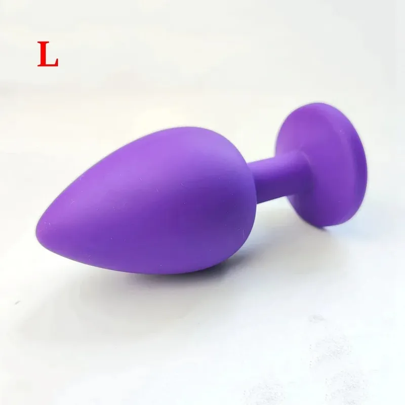 S/M/L Silicone Butt Plug Anal Plugs Unisex Sex Stopper 3 Different Size Adult Toys for Men/Women Anal Trainer For Couples SM