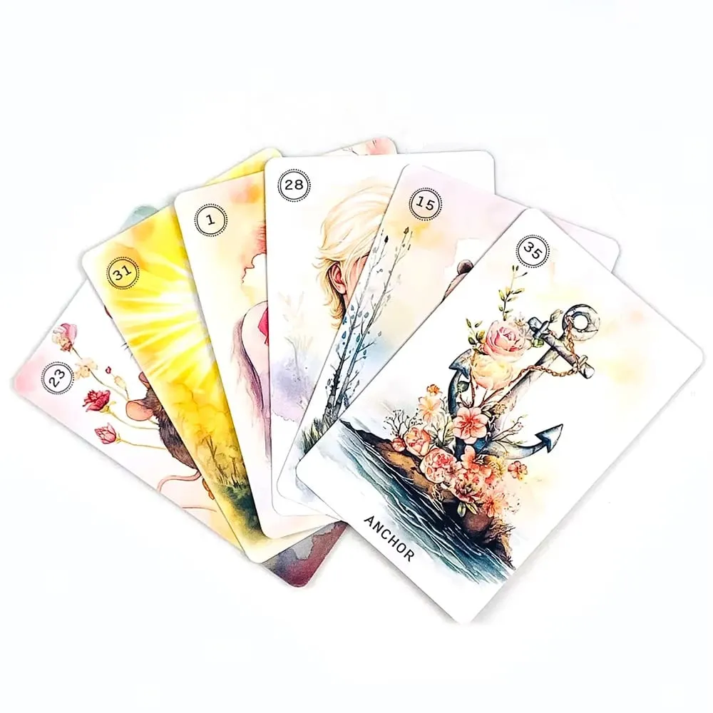 Sweet Blossom Lenormand Tarot Deck 38 Cards For Fate Divinations Family Party Board Game Spiritual Guidance & Collectors — image 5