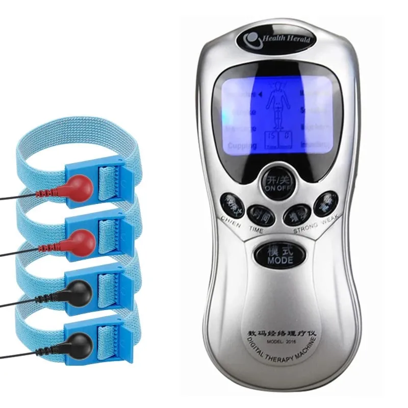Electric Shock Conductive Fibers Penis Ring Cock Therapy Extender E-stim Massage BDSM Gay Sex Product Kit for Men Masturbation
