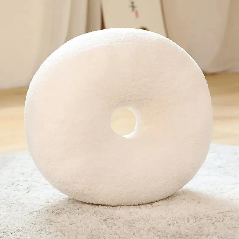 INS Popular Plush Yellow Moon Ball Shape Cushion Stuffed Donut Twist Bar Throw Pillow Home Decoration Room Pillow Birthday Gift — image 14
