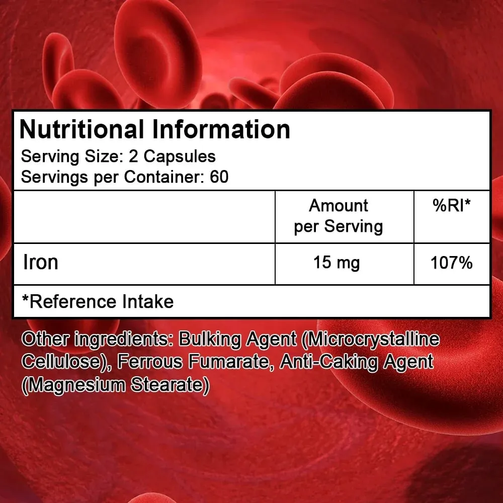 Iron Hematopoietic Supplement for Women Nutritional Anemia Iron Levels Immunity Blood Helps Hemoglobin Balance — image 7