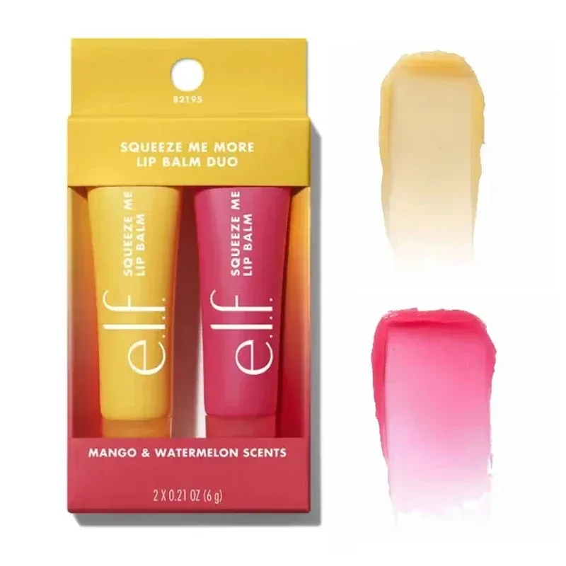 Hot Brand Elf 2Pcs Duo Set Mango-Watermelon Mint-Chocolate Bubblegum-Cherry Lip Balm Lasting Moisturizer Lip Gloss Cosmetics — image 45