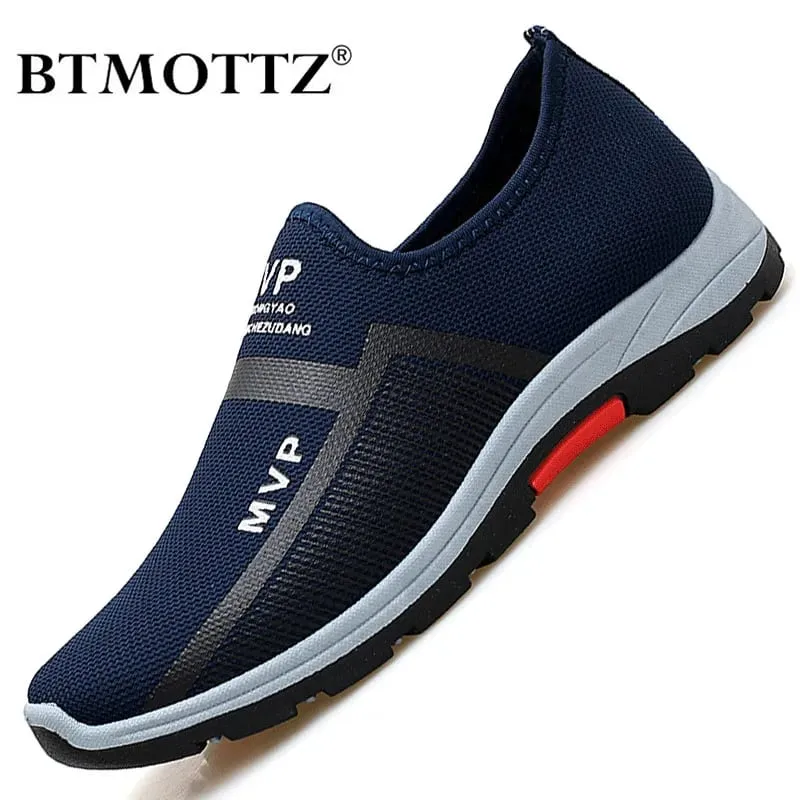 Summer Mesh Men Shoes Lightweight Sneakers Men Fashion Casual Walking Shoes Breathable Slip on Mens Loafers Zapatillas Hombre — image 1