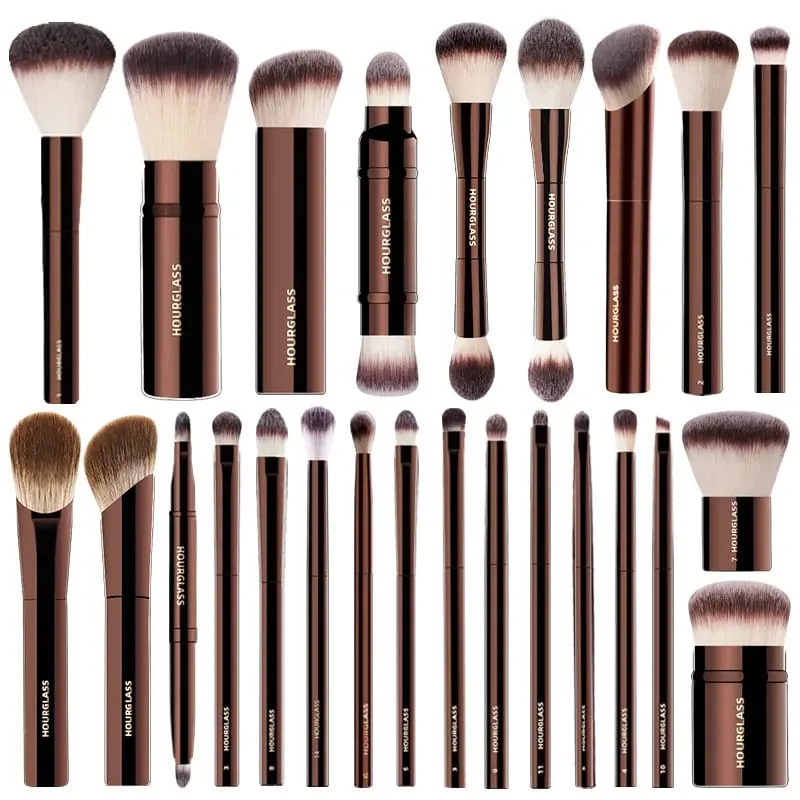 Hourglass Cruelty Free Makeup Brush-2024 New 10 Brushes Set Blusher Powder Eyeshadow Foundation Brush Luxury Vegan Makeup Tools — image 2